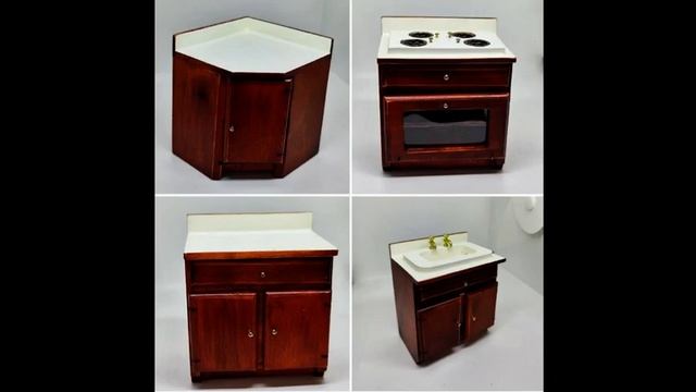 Винтажная миниатюрная кукольная мебель из дерева. Гер смотреть онлайн