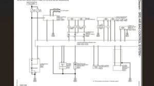 Nissan Qashqai j10 электросхема подушек безопасности srs
