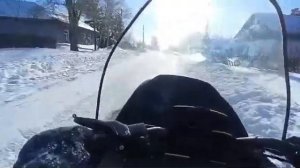 Катаюсь на снегоходе Тайга варяг 500