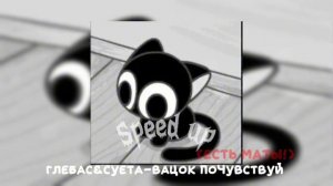 🎧||ВАЦОК ПОЧУВСТВУЙ-Глебас&суета||speed up(есть маты!)||скр