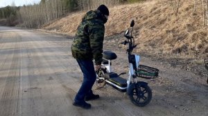 SHTENLI  03  - Электроскутер. Поездка после зимы.