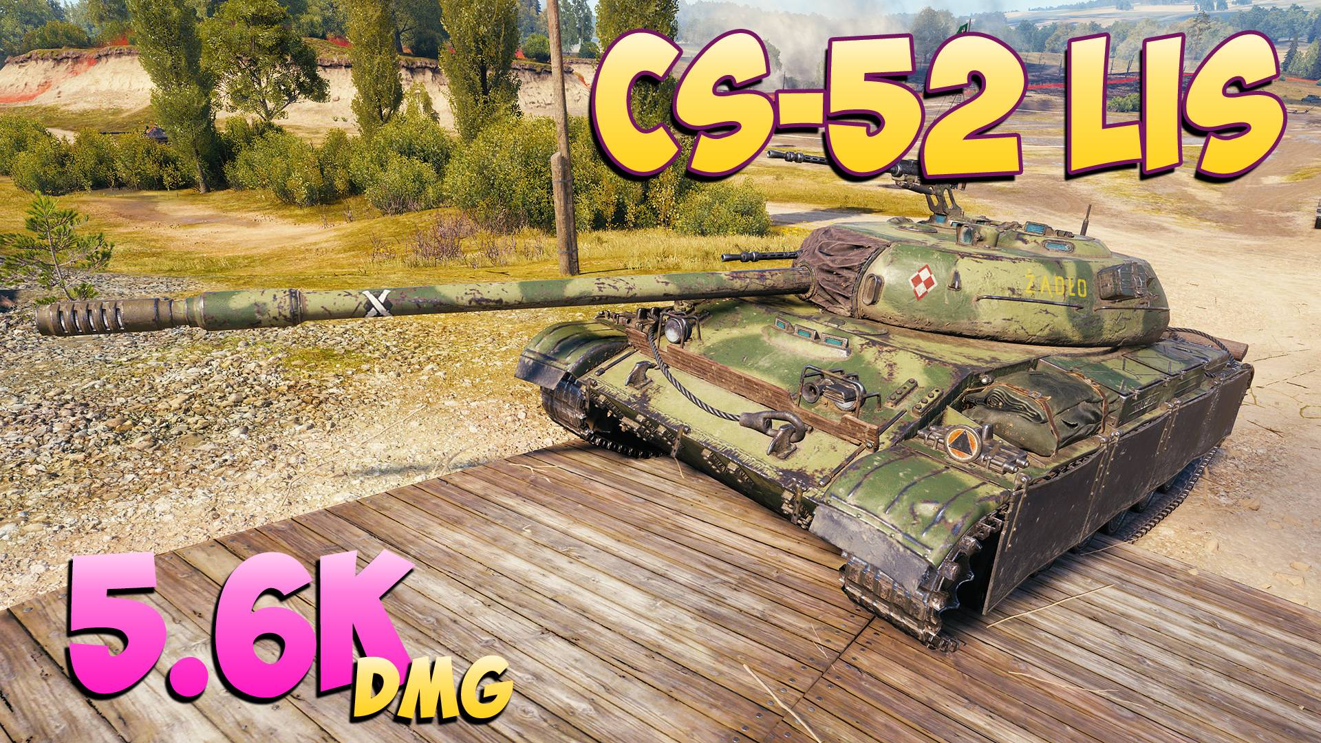 CS-52 LIS - 5 Фрагов 5.6K Урона - Функциональный! - Мир Танков