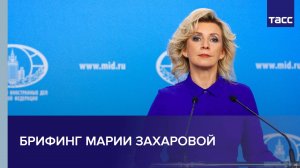 Брифинг Марии Захаровой