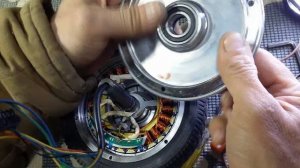 гироскутера колесо вскрываю крышку ротор достать