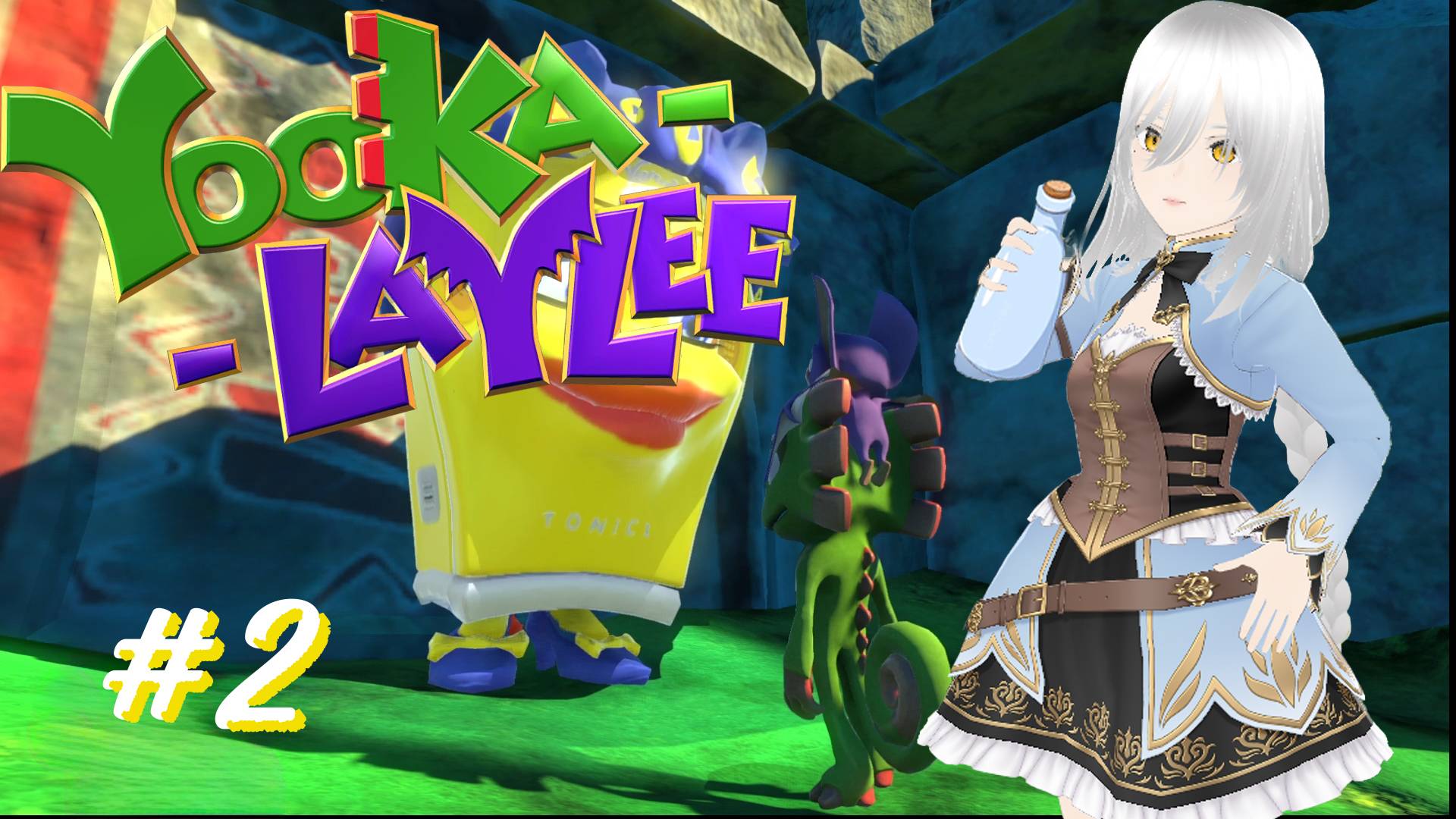 Поиграем в Yooka-Laylee #2   (─‿‿─)