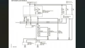 Nissan Qashqai j10 электросхема обогрева зеркал и заднего сте?
