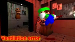 Марио против фнаф 3