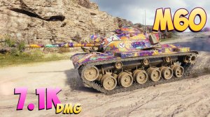 M60 - 4 Фрагов 7.1K Урона - Ухоженный! - Мир Танков
