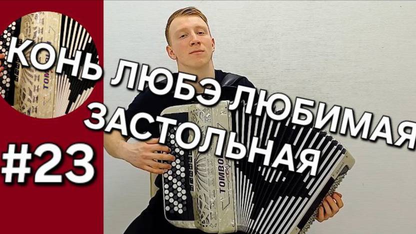 Урок 23 Баян с нуля Транспозиция, третий ряд правой руки Конь ЛЮБЭ смотреть онлайн