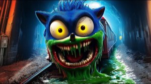 Соник превращается в мега Червяка  #sonic #ии
