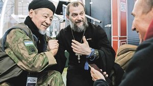 Придя к вере, бойцы избавились от матерных нашивок
