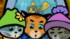 Мультик Три котенка: В мягкие тапки прыгнули лапки