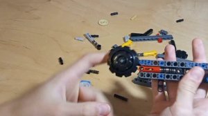 гусеничный вездеход из лего техник. часть 1