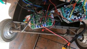 ЭлектроКвадроцикл из гироскутера. Электро Quattro телега