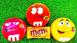 Мультики для детей. Распаковка ярких конфет M&M's . Сладкие мультики для малышей.