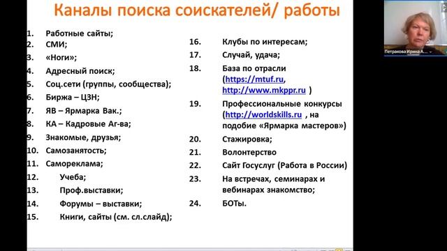 Каналы поиска кандидатов в 2025 году, 1 часть