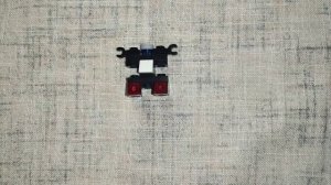 Мини трансформер из лего робот-машинка с пушками. Mini leg