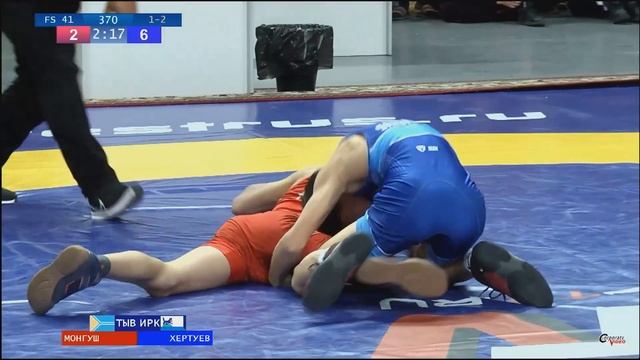 Финал до 41 кгМонгуш Ярамир (Республика Тыва) - Хертуев ?