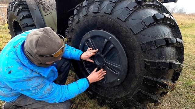 Тест поплавков для квадроцикла вездехода. смотреть онлайн