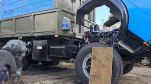 Ревизия Делителя и КПП на бортовом Камазе. Подарки для