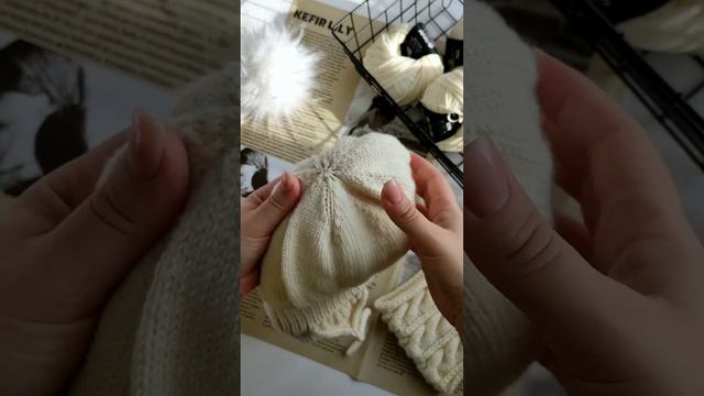 Вязаная детская шапочка. Краткое описание