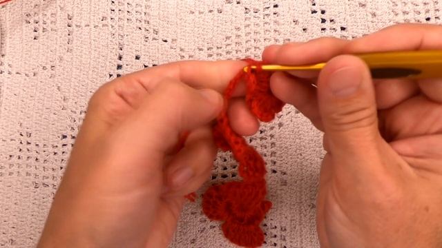 "Обьемные ЦВЕТЫ" безотрывное Вязание МОТИВОВ Крючком,c