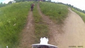 Покатушки с друзьями.  Питбайк КАУО tt 140, KAYO tt 125 , c-moto 125.