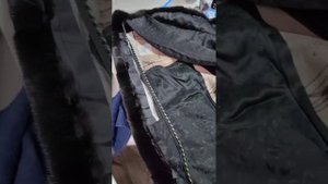 как заменить петли и крючки на норковой шубе