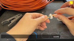 Монтаж экранированного полевого коннектора RJ45 8P8C, кат