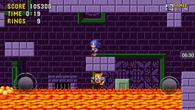 Прохождение sonic 1 марбл зона