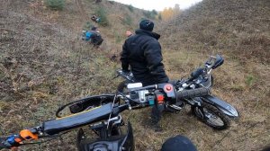 РАЗБИЛ ПИТБАЙК! / ПОКАТУШКА ПО ОВРАГАМ НА ПИТБАЙКАХ И Э