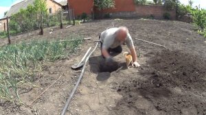 ЖИВЕМ В ДЕРЕВНЕ!!ПЯТЬ ЯМ ГОТОВЫ!!ПРИМЕРИЛ ТРУБЫ!!ГОТОВИМСЯ К СВАРОЧНО-ЗАЧИСТНЫМ РАБОТАМ!!