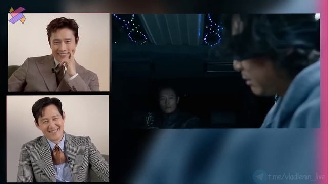 Актеры Игры в кальмара смотрят ролики от фанатов  На р