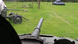 Стрельба из пушки БМД и спаренного с ней пулемета