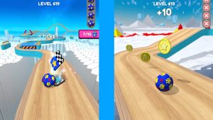 Going balls All Levels Gameplay IOS Android Going Balls level 613 to 620 Race Banana frenzy