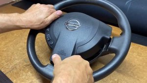 Как снять подушку безопасности Nissan Qashqai. Перетяжка рул