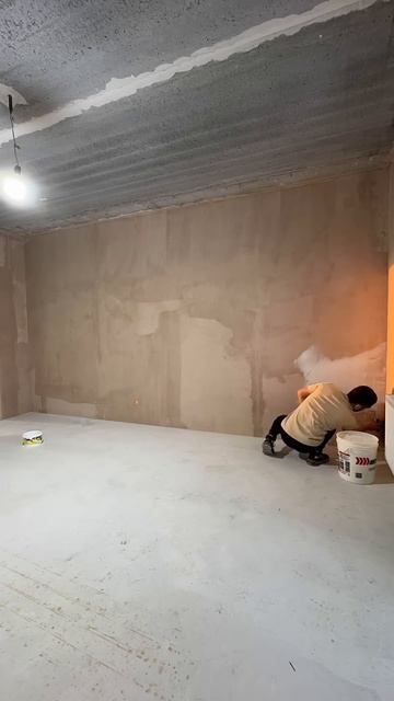 Шпатлевание стены под обои смотреть онлайн