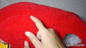 Часть 9. МК "Молния МакКуин" (плюшевая вязаная игрушка). Сборка машинки.