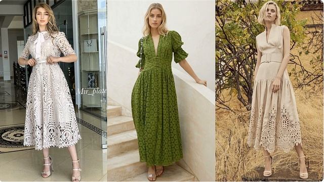 ШИТЬЕ КРУЖЕВО И ПРОШВА ВЕСНА-ЛЕТО 2025💖ПЛАТЬЯ БЛУЗЫ СА? смотреть онлайн