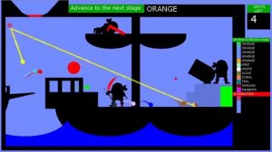 Гонка цветных шариков - трасса аэропорта