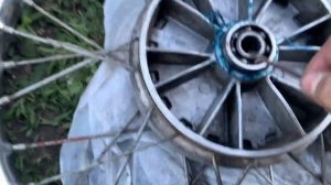 Замена подшипников в переднем колесе ява 638