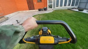 Газонокосилка DeWalt , ремонт удачно закончился , поехали