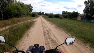 Путешествие на мопеде альфа в соседнюю область. Катаю