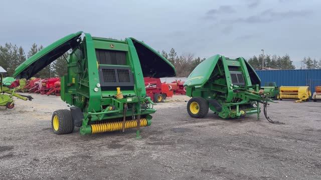 СОВРЕМЕННЫЙ пресс-подборщик | JOHN DEERE 864 и 854