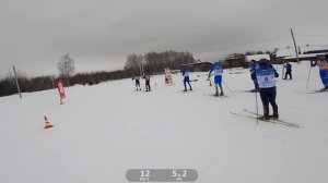 Лыжная гонка 10 км на классной трассе. Гонка "Крещенские морозы" г. Нерехта.