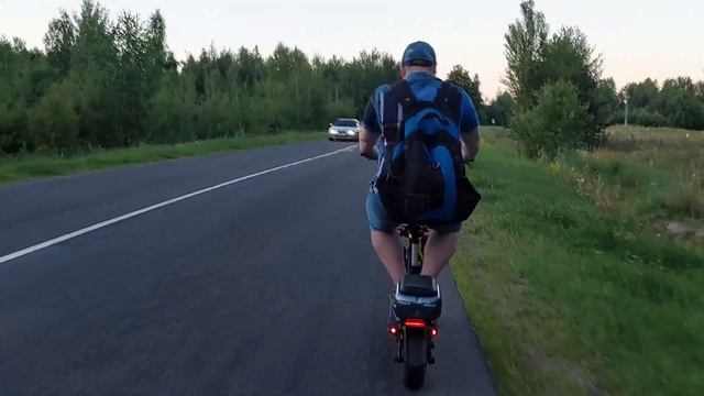 покатушка за город,велосипед и самокат kugoo m5 pro. смотреть онлайн