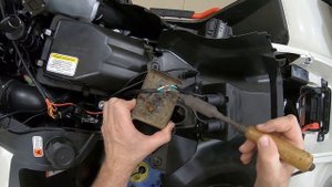 Установка подогрева ручек и курка на квадроцикл