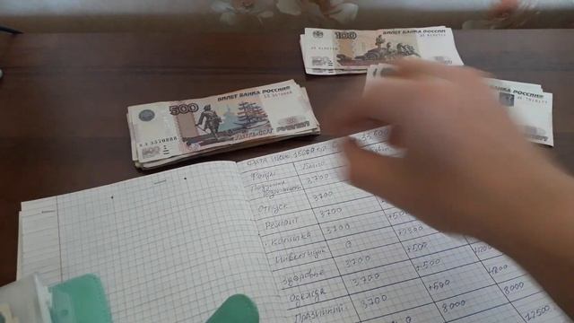 💰💸💰💸💰💸Распределение денег по конвертам Июнь 1560