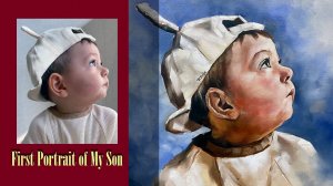Пишу портрет моего сына маслом — только кистью и методом Лумиса