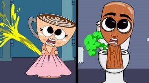 Итальянские мемы  VS СПРУНКИ Sprunki мультфильм - СПРУНКЕ БОЛИТ ЖИВОТИК